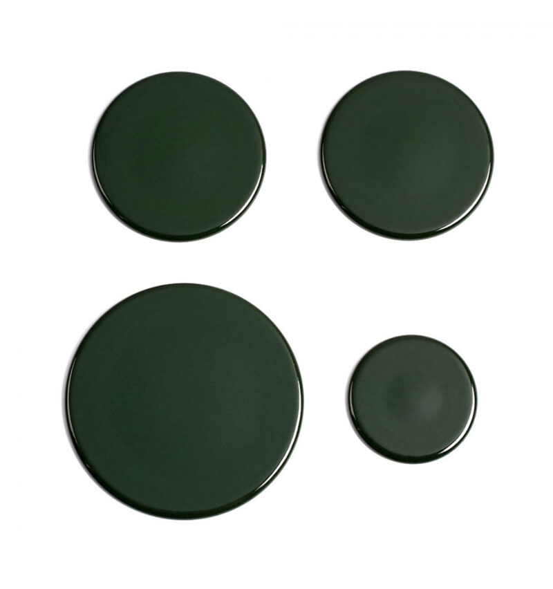 Serie II set coperchi verde