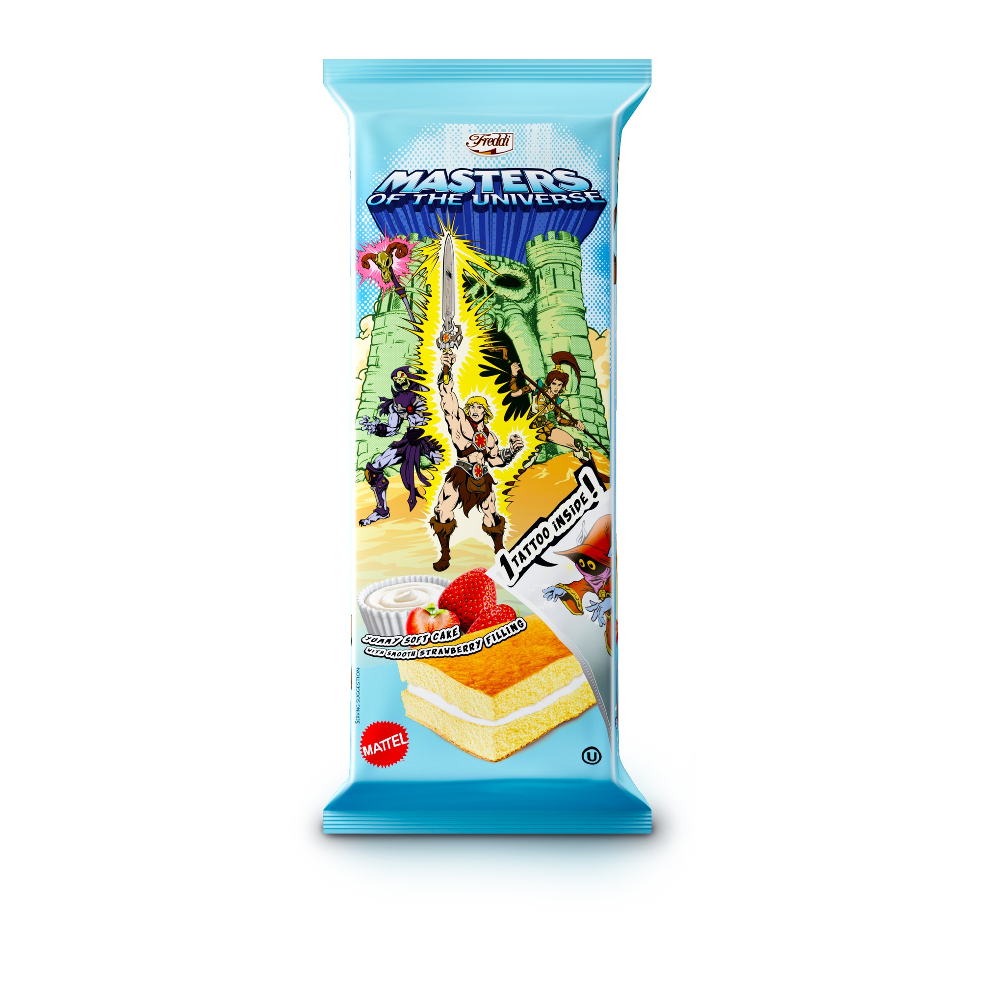 Masters Of The Universe Strawberry cake (con sorpresa inclusa) 200 g - 8x25g